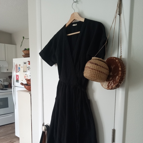 NWOT Curator SF Ansilee Wrap Dress- XS, Black - Picture 5 of 6